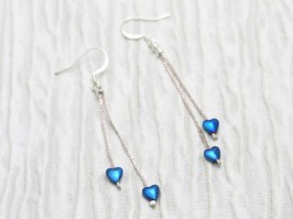 Fallen Heart Silky Earrings