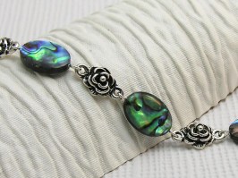 Flower Paua Bracelet