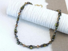Golden Shimmer A Shine Necklace