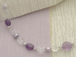 Heather Cascades Necklace - Close up