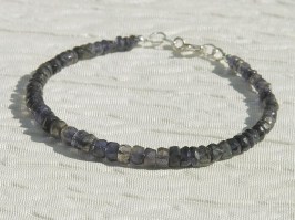 Iolite Rondelle Bracelet