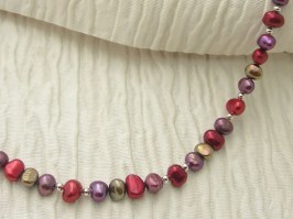 Jewels of Autumn Necklace - Closeup