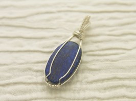 Lapis Sky Pendant Back
