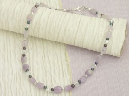 Lavender Shimmer Shine Necklace