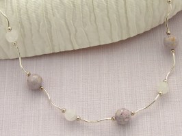 Lilac Ripple Necklace