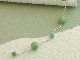 Mint Ripple Necklace