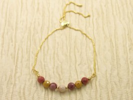 Mookaite Slider Bracelet