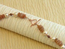 Peach Melba Necklace