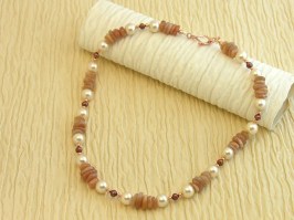 Peach Melba Necklace