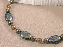 Peacock Shimmer Necklace