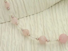 Pink Velvet Necklace