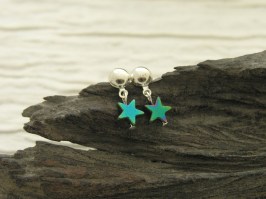Rainbow Stars Stud Earrings