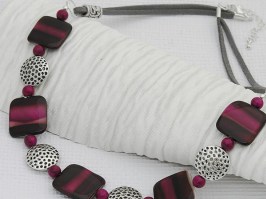 Raspberry Diva Necklace