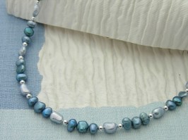 River of Pearls Necklace - Close up