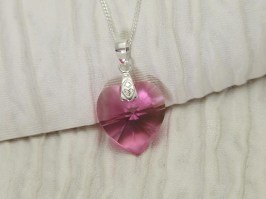 Rose Heart Necklace