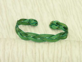 Spring Shadow Plaited Bangle