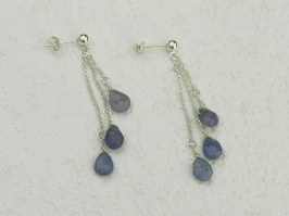 Tanzanite Pear Earrings 