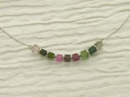 Tourmaline Bar Necklace