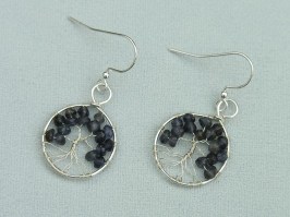Tree Of Life Earrings Iolite