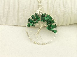 Tree Of Life Pendant Malachite