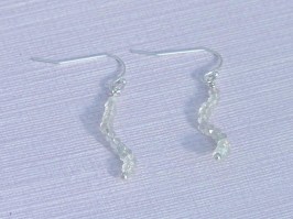 White Topaz Earrings 