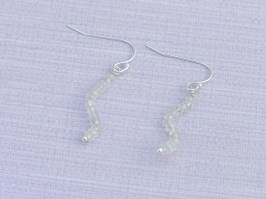 White Topaz Earrings