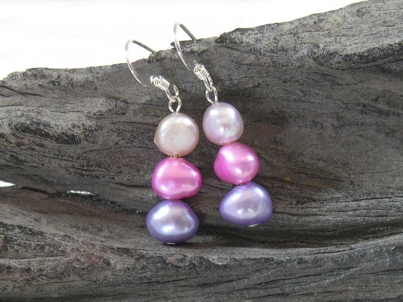 Rose Garden Pearl Earrings