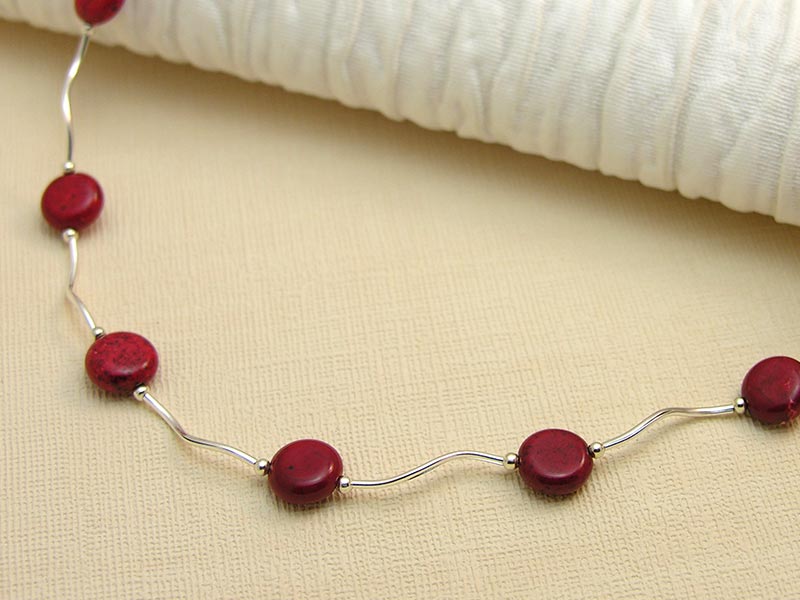 Rosy Ripple Necklace