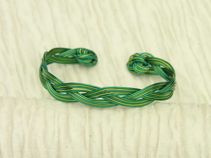 Spring Shadow Plaited Bangle